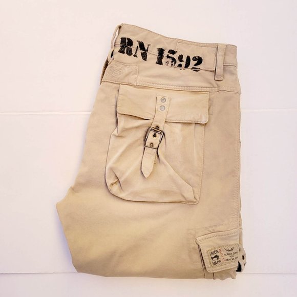 New Men's ROBIN'S JEAN sz 36 Predator Cargo Slim Jeans